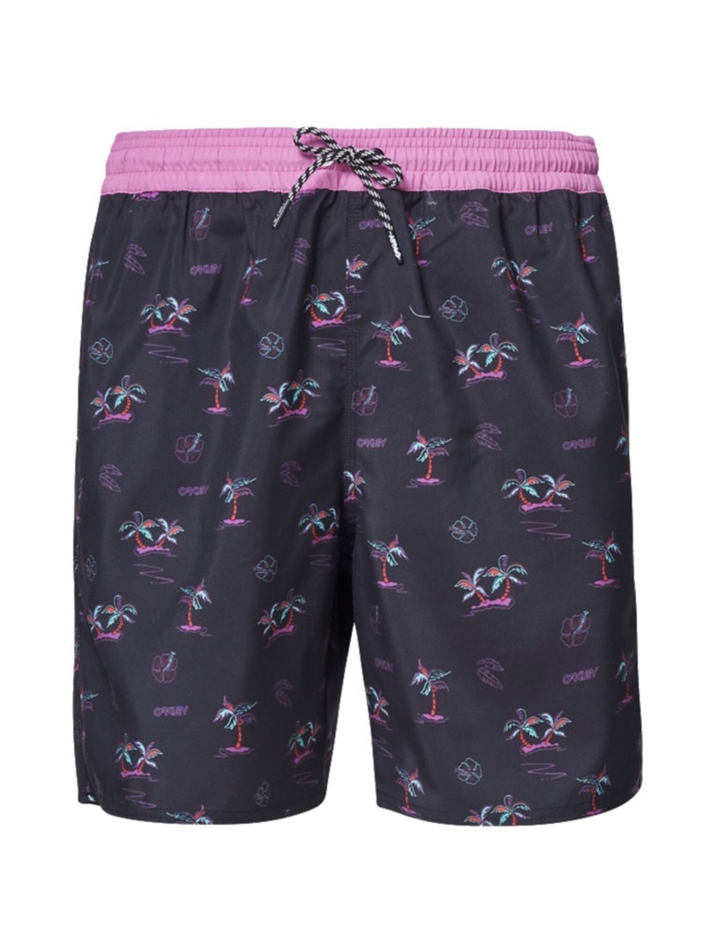 Oakley Tropics Palm Tree Beach Short Trunks Swimsuit Medium